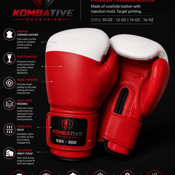 Boxing Gloves KBX-302 – Protective Boxing Gloves for Training & Combat Sports