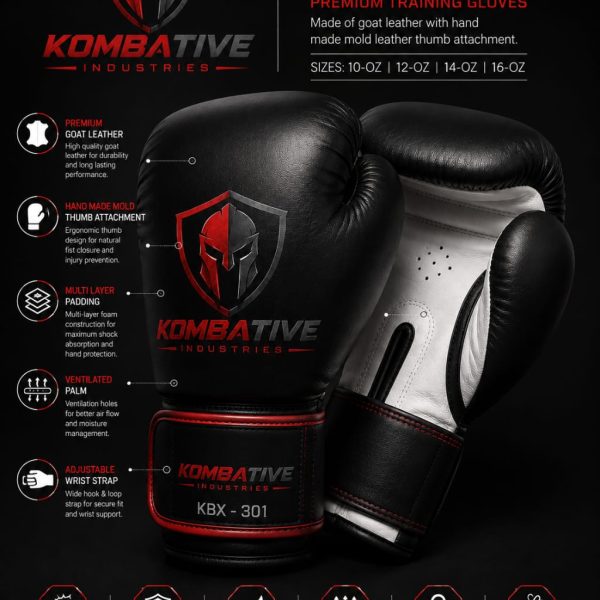 Boxing Gloves KBX-301 – Protective Boxing Gloves for Training & Combat Sports
