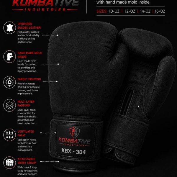 Boxing Gloves KBX-304 – Protective Boxing Gloves for Training & Combat Sports