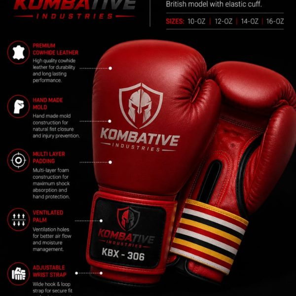 Boxing Gloves KBX-306 – Protective Boxing Gloves for Training & Combat Sports