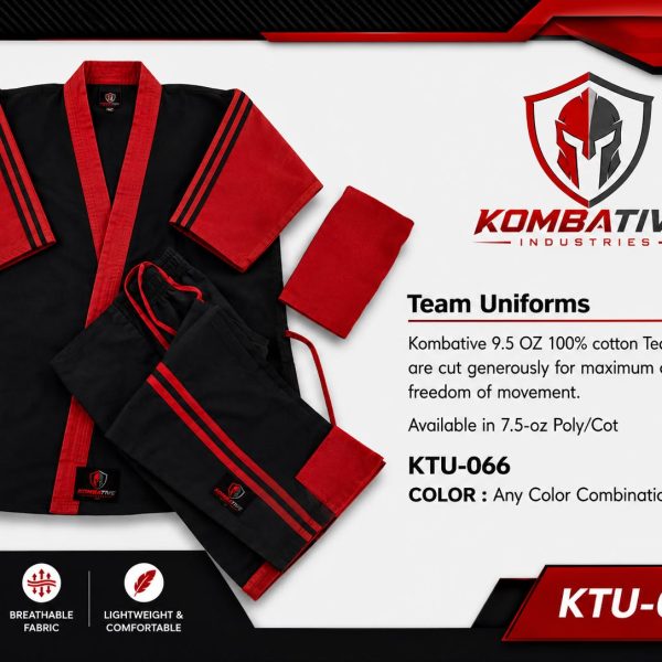 Taekwondo Team Uniform KTU 066 – Professional Martial Arts Team Training Suit