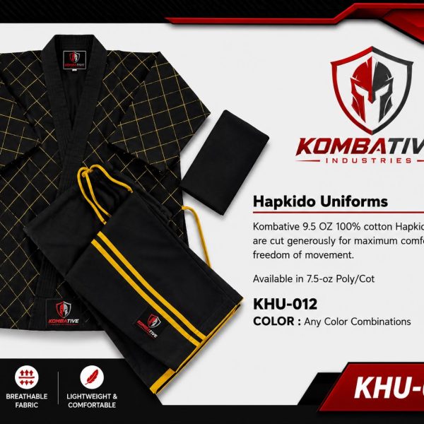 Hapkido Uniform KHU 012 – Professional Martial Arts Training & Practice Suit