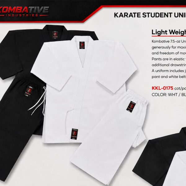 Karate Student Uniform – Comfortable Karate Gi for Training & Martial Arts Practice